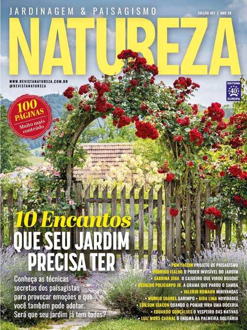 Cover image for Revista Natureza